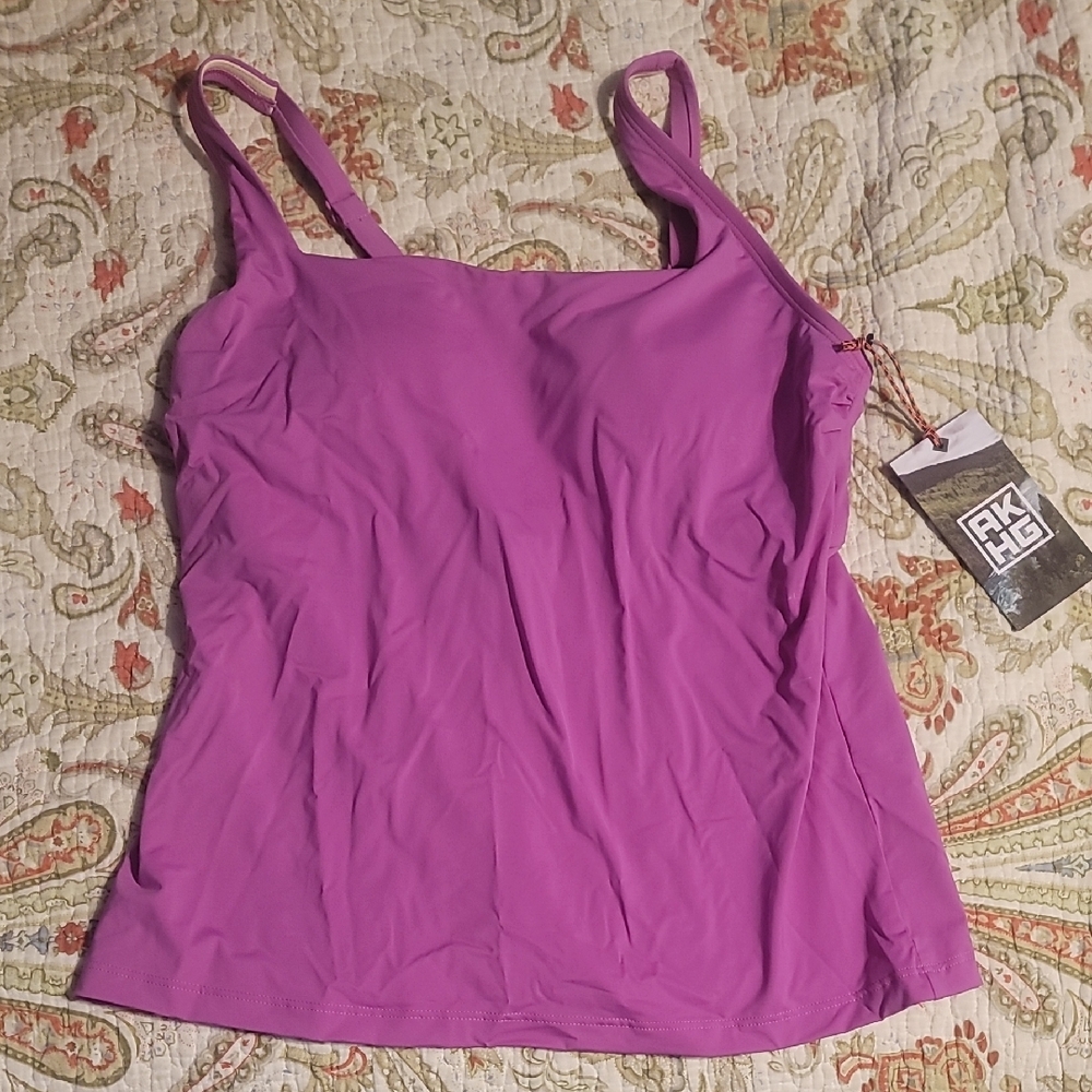 Duluth Women's AKHG Lost Lake Built-In Bra Tankini Size 8 NWT
